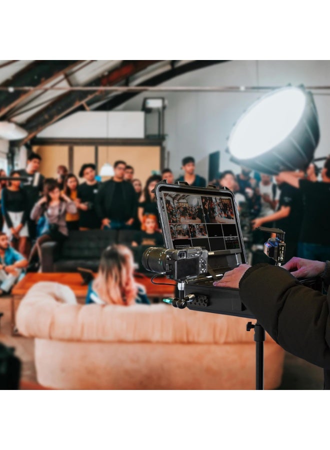 Osee GoStream Deck Kit All-in-One Pro Live Streaming Multi Camera Video Mixer Switcher, 4 HDMI & USB-C Ports with 14 Inch Monitor, Integrated DC to Type C Cable, NDI (Optional), Expandable - Image 4